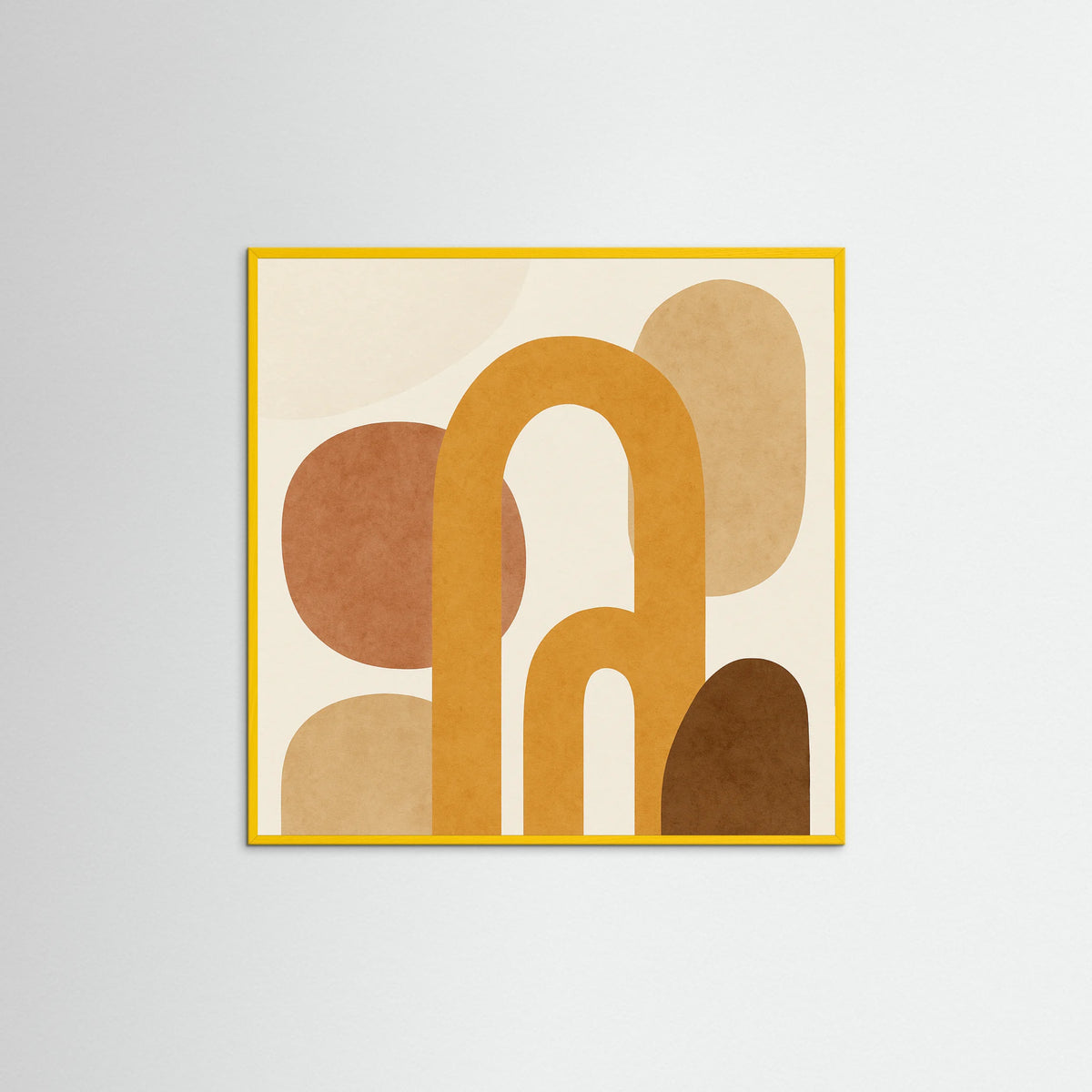 Yellow Wood Square Soothing Patterns