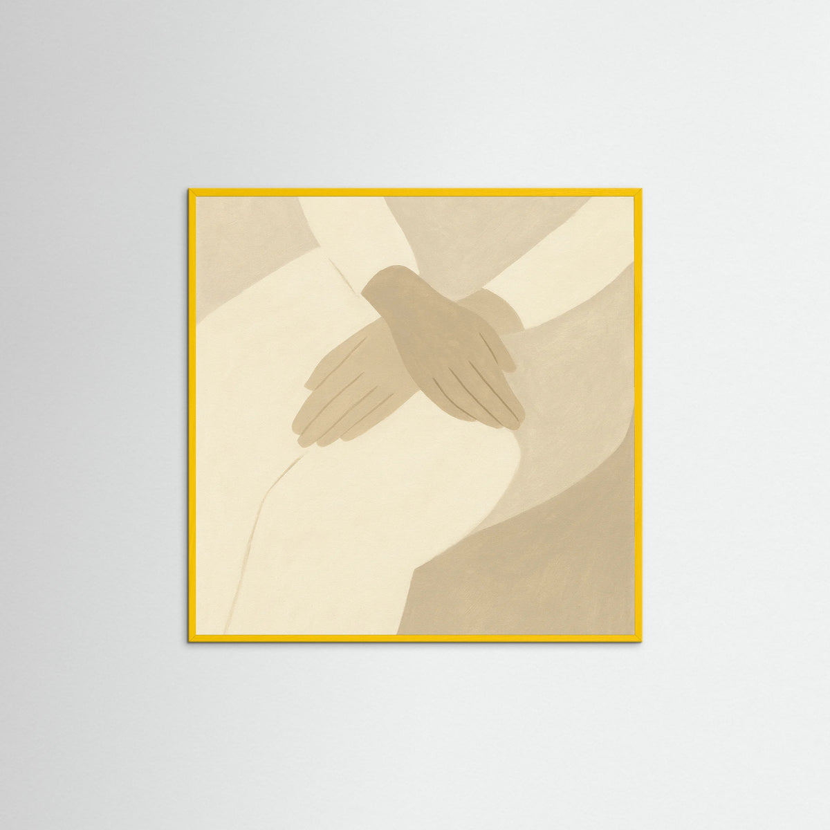 Yellow Wood Square Still Fold
