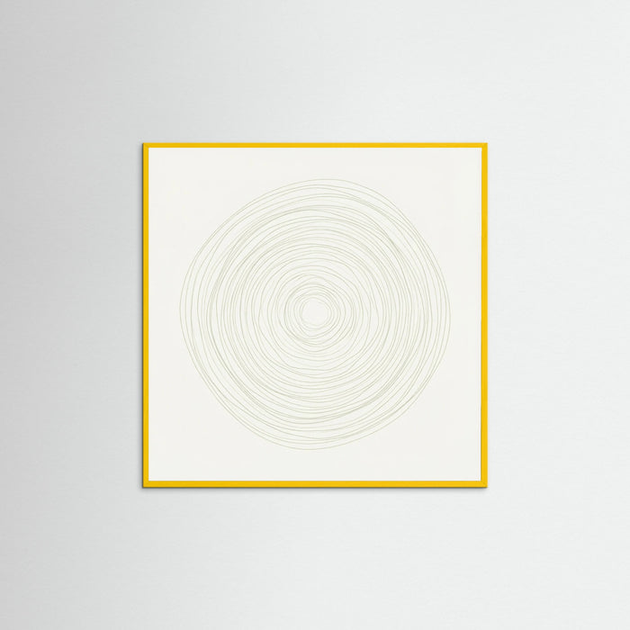 Yellow Wood Square Subtle Rhythm