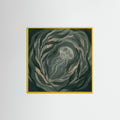 Yellow Wood Square Verdant Depths