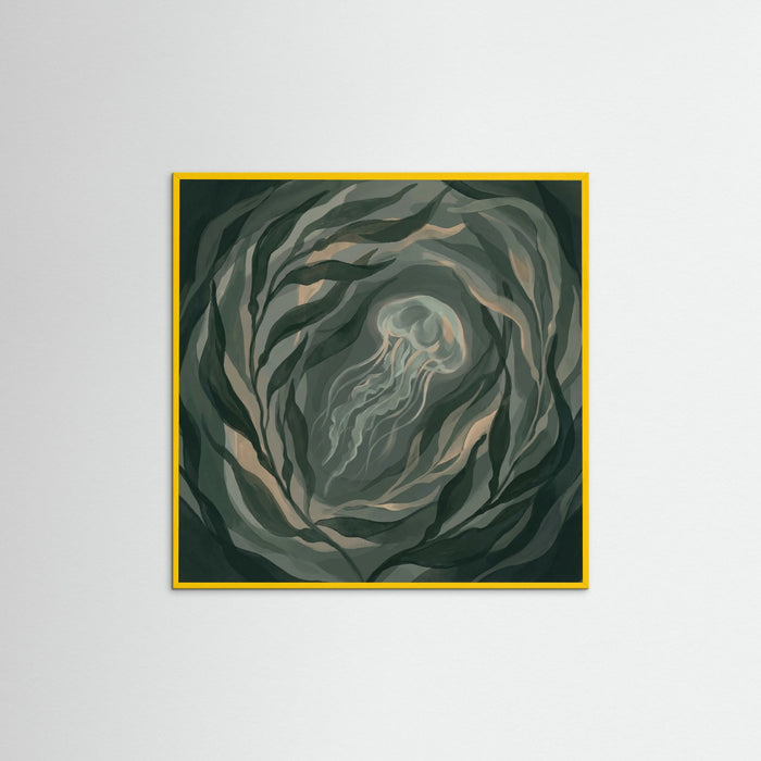 Yellow Wood Square Verdant Depths