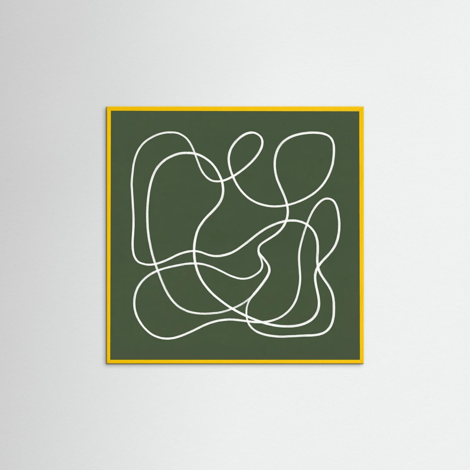Yellow Wood Square Verdant Gesture