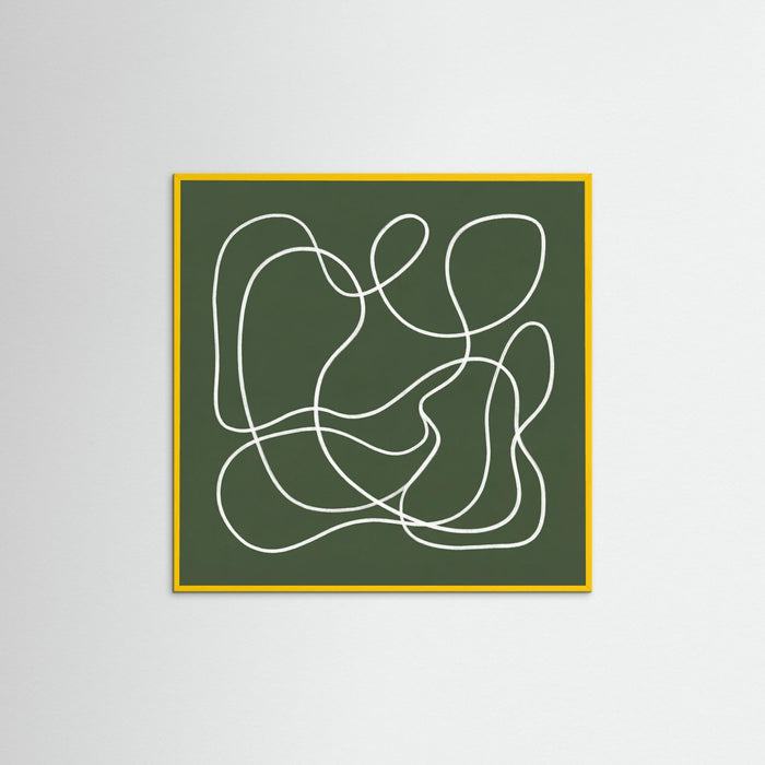Yellow Wood Square Verdant Gesture