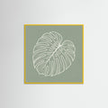 Yellow Wood Square Verdant Outline