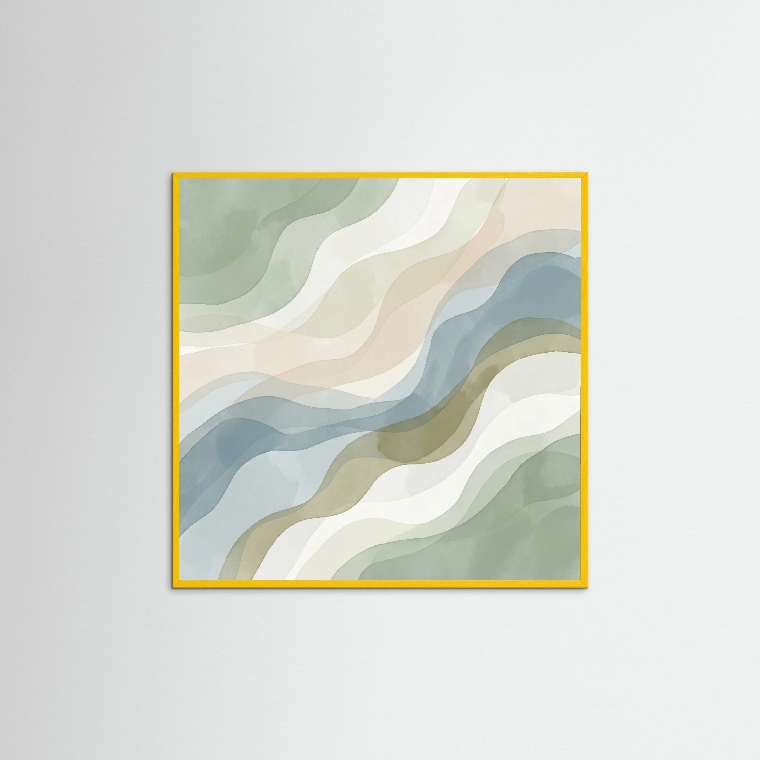 Yellow Wood Square Verdant Planes