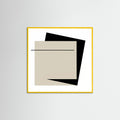 Yellow Wood Square Void Structure