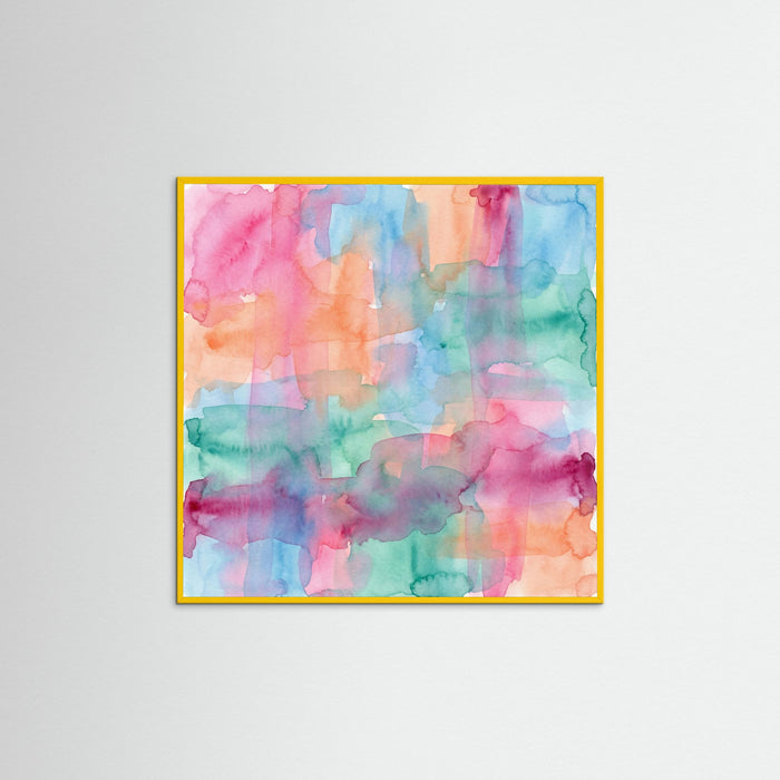 Yellow Wood Square Washed Horizons