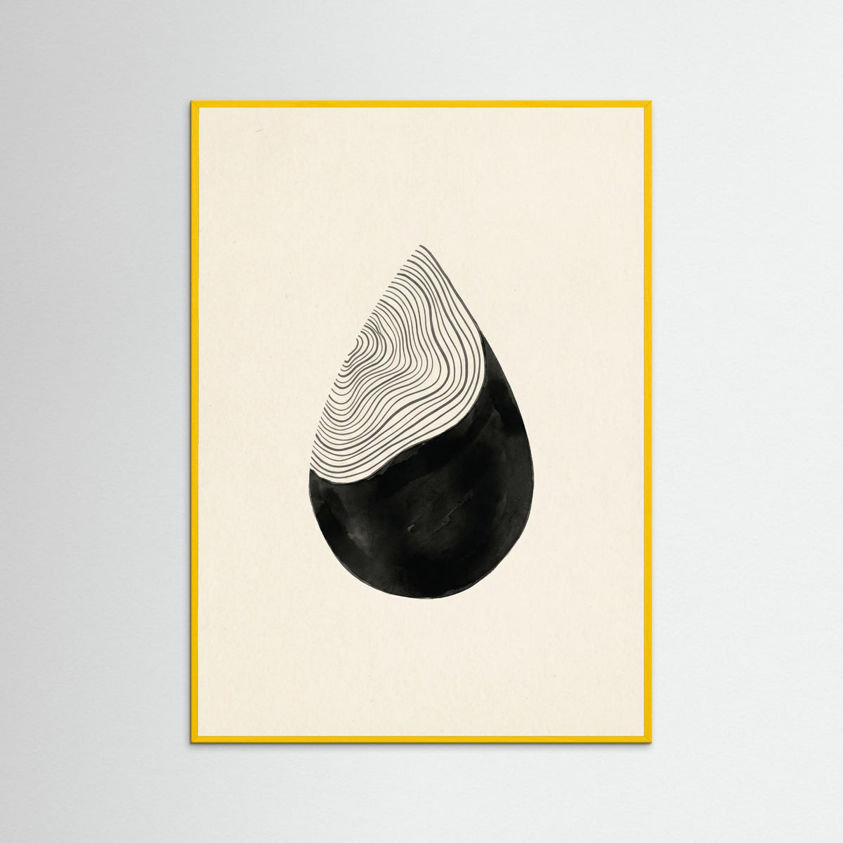 Yellow Wood Stacked Crescents