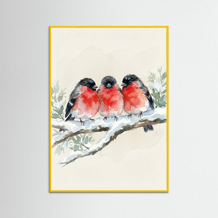 Yellow Wood Stacked Tits