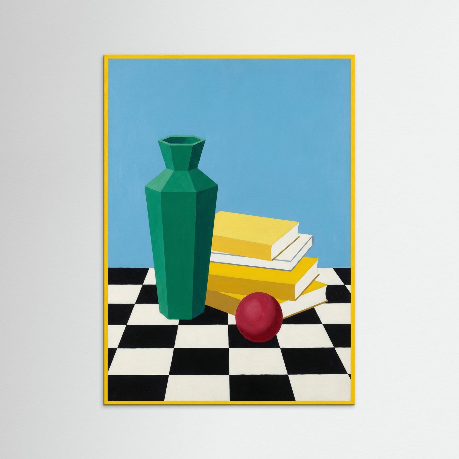 Yellow Wood Still Life Harmony