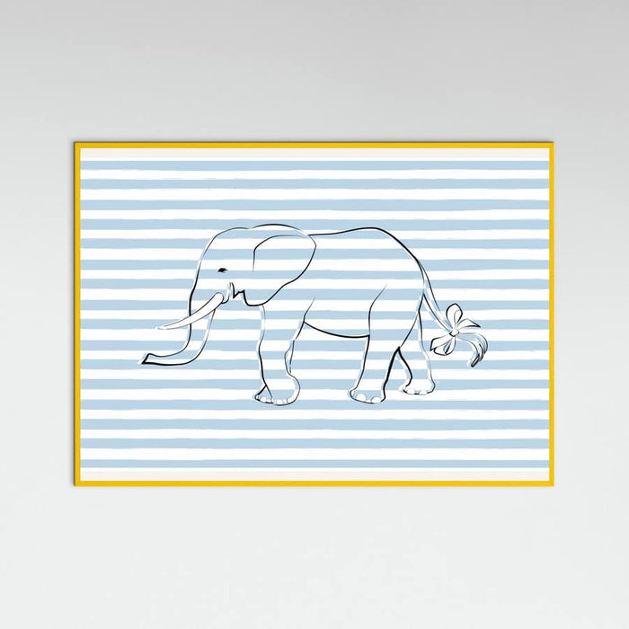 Poster Stripe Elephant – poster e stampa artistica