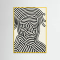 Stripe Portrait Poster – poster and art print