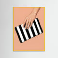 Yellow Wood Striped Chic