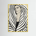 Striped Coat Poster – plakat og kunsttryk