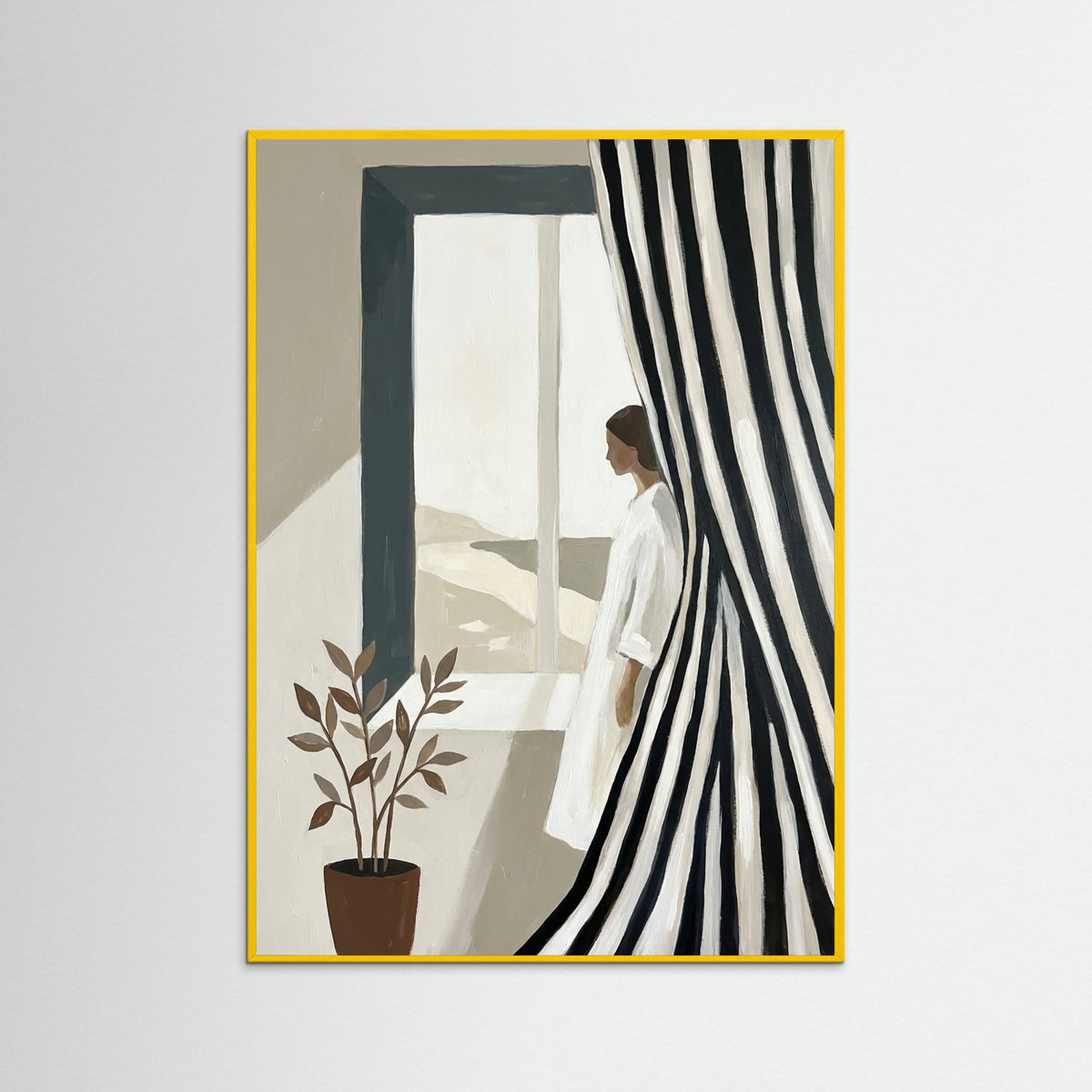 Yellow Wood Striped Contemplation