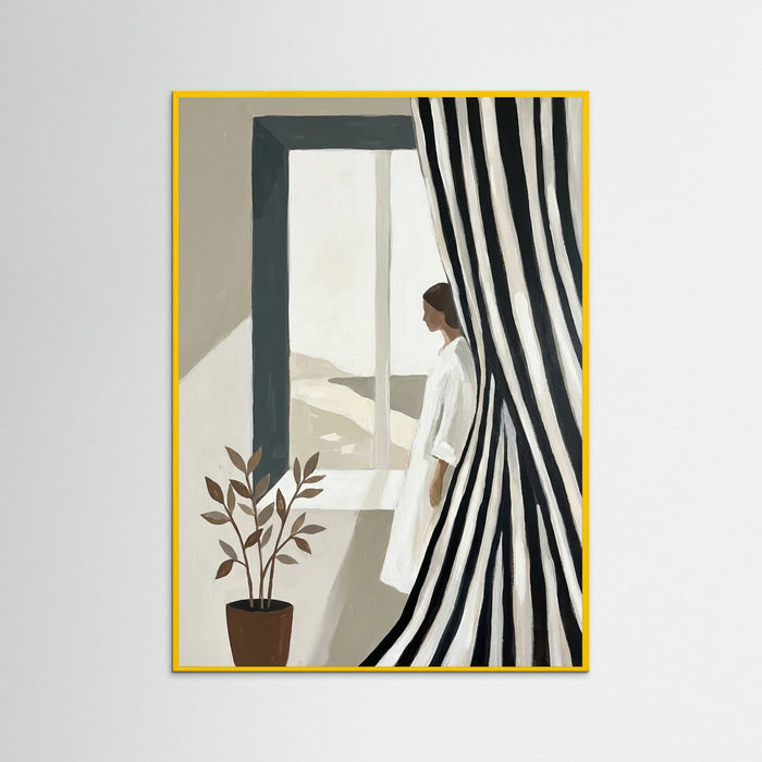 Yellow Wood Striped Contemplation