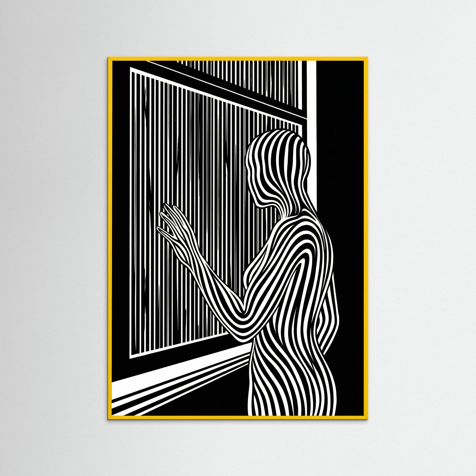 Yellow Wood Striped Contemplation