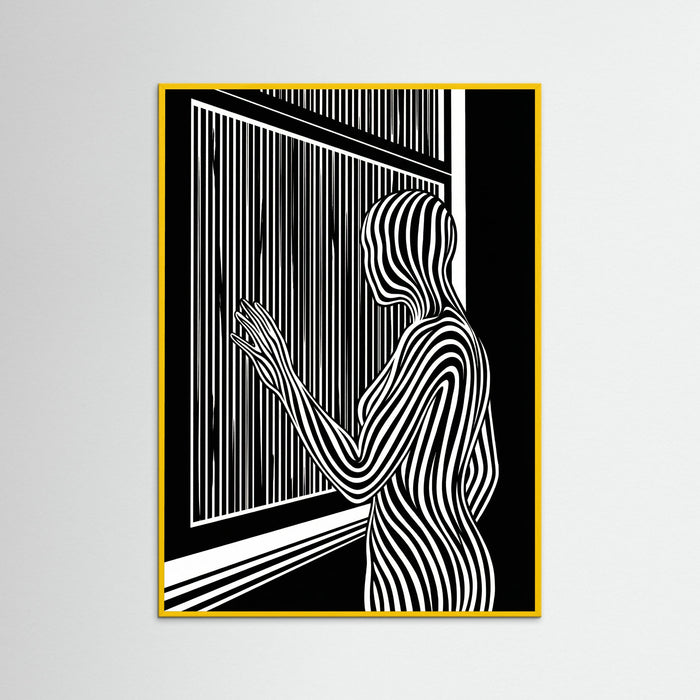 Yellow Wood Striped Contemplation