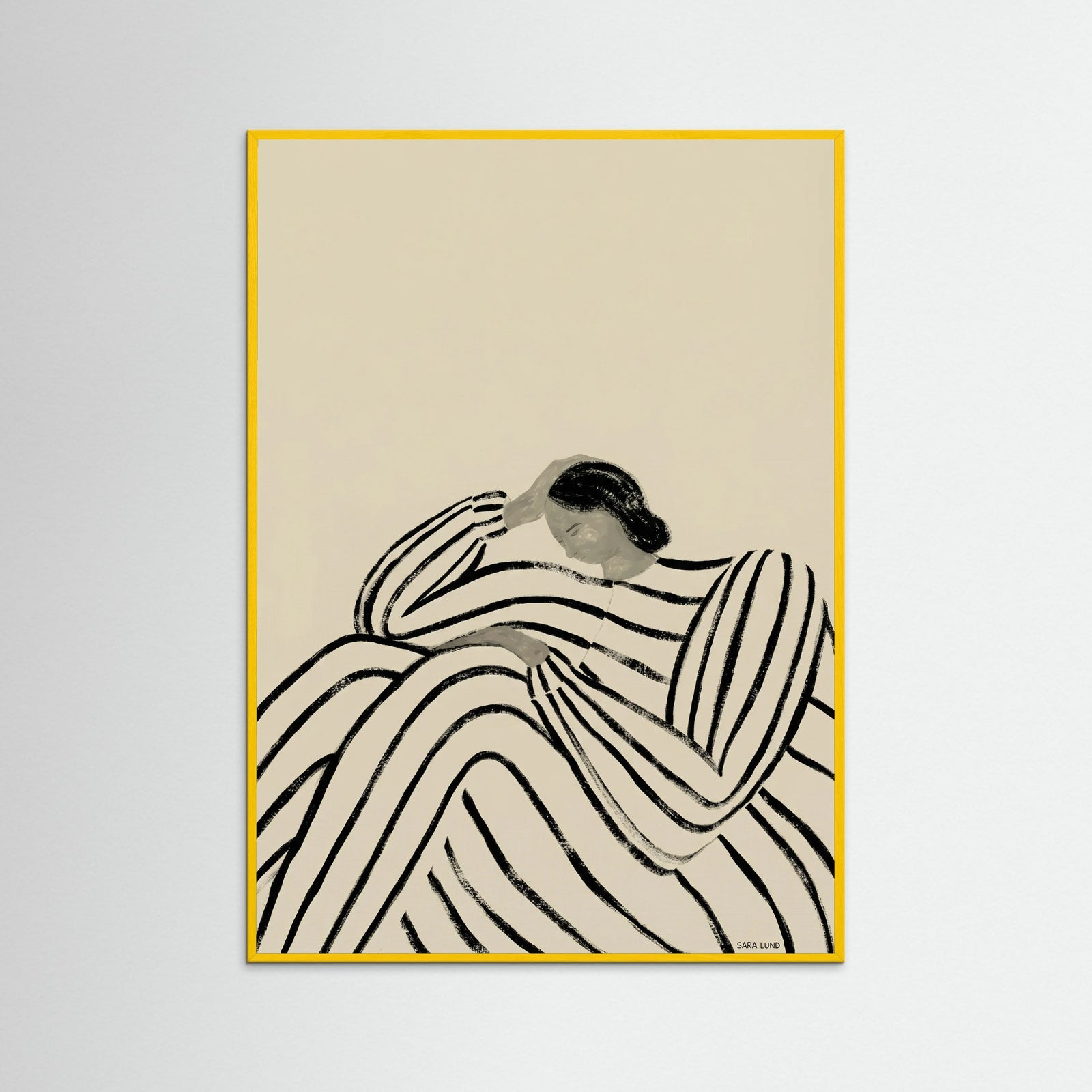 Yellow Wood Striped Contemplation