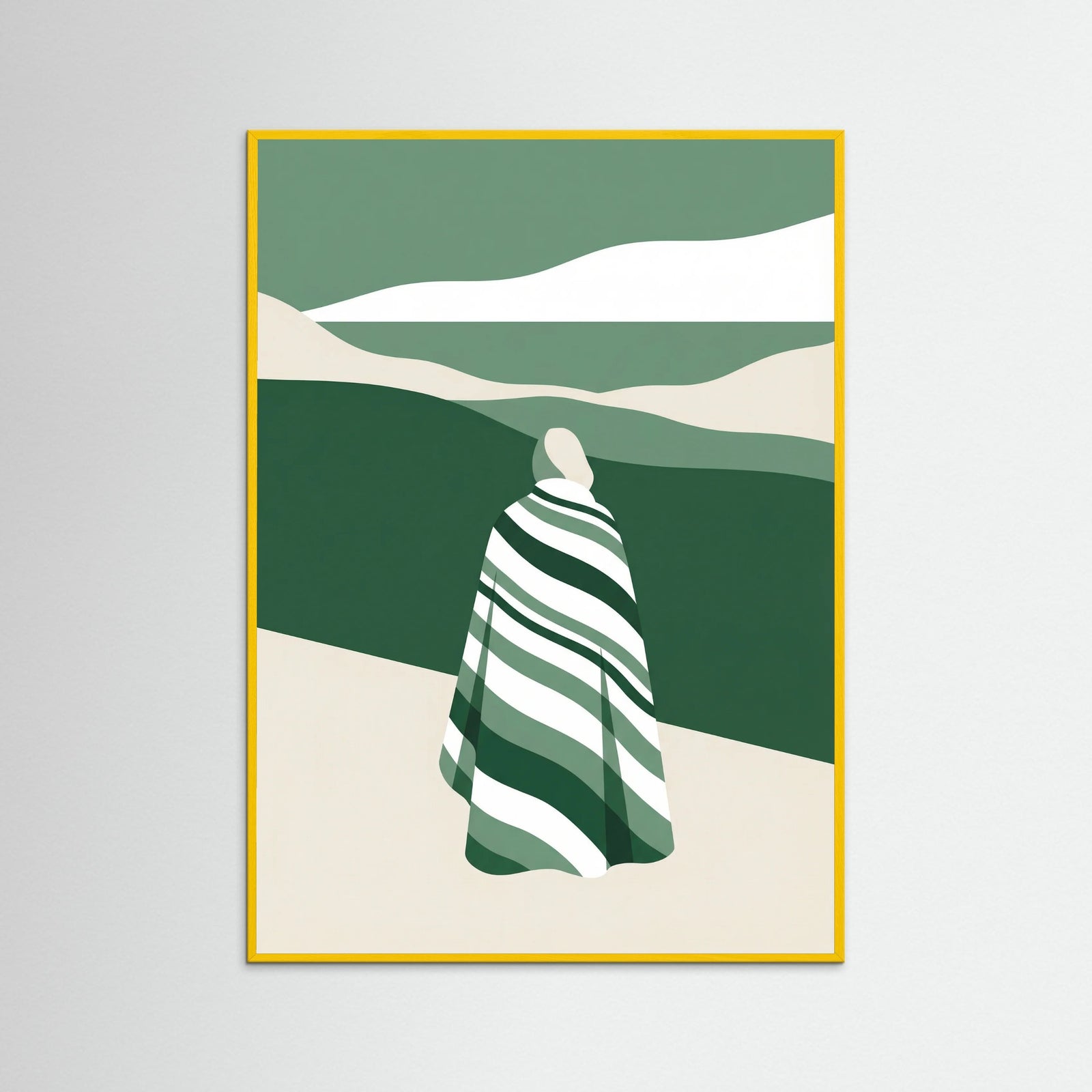 Yellow Wood Striped Identity