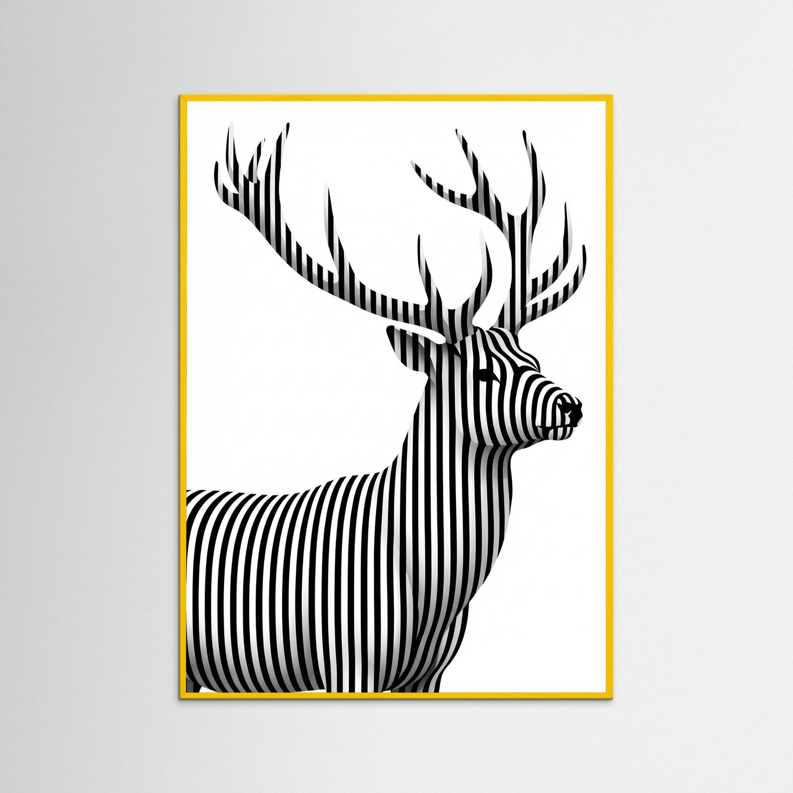 Yellow Wood Striped Muse