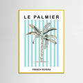 Striped Palm Tree -juliste – juliste ja taidepainatus