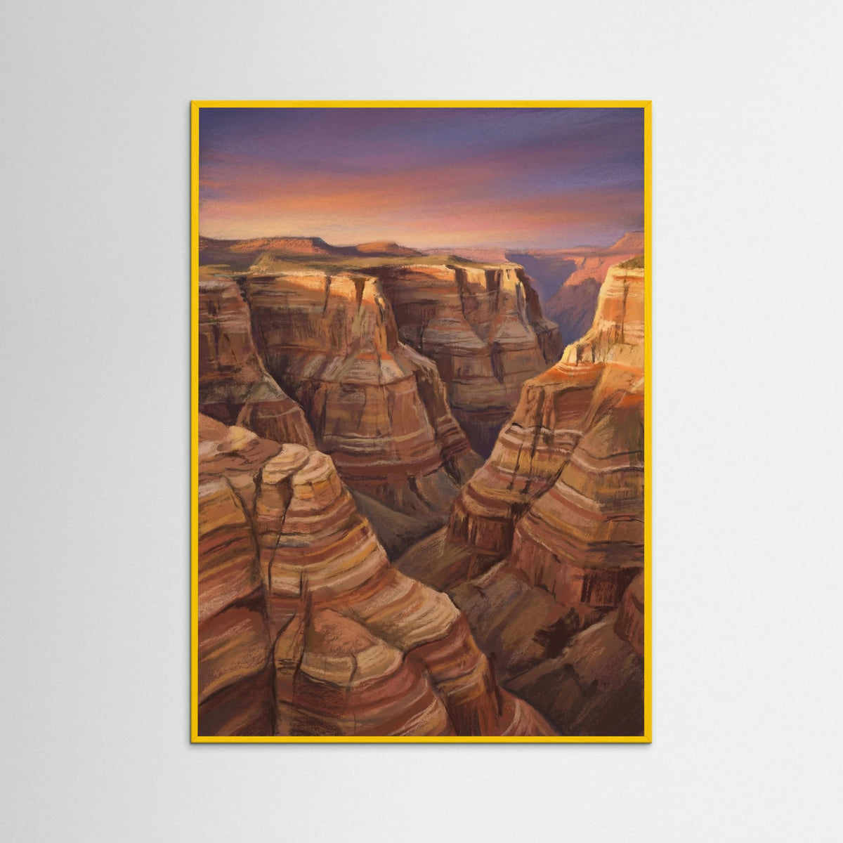 Yellow Wood Striped Peaks