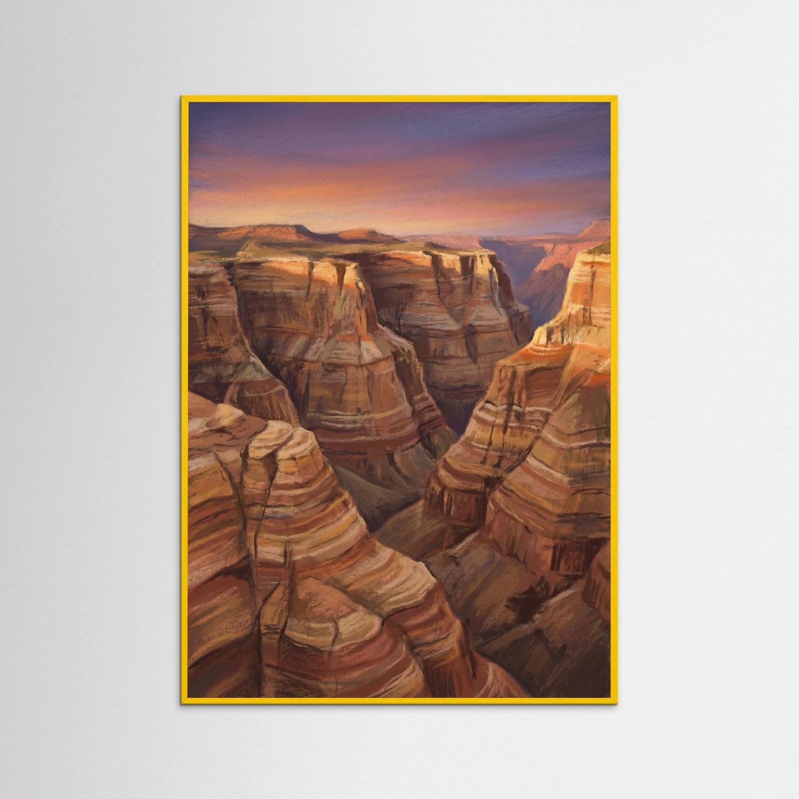 Yellow Wood Striped Peaks
