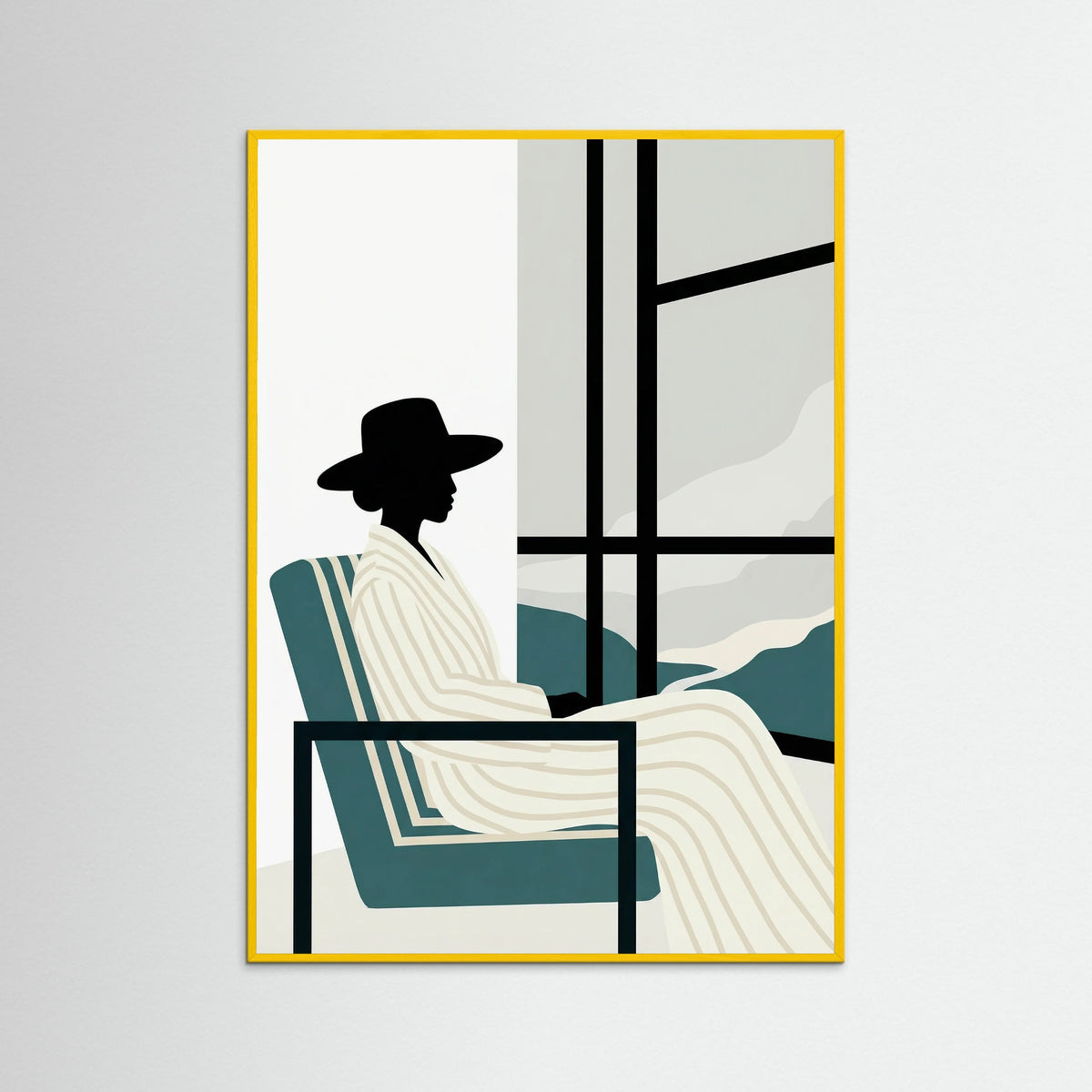 Yellow Wood Striped Repose