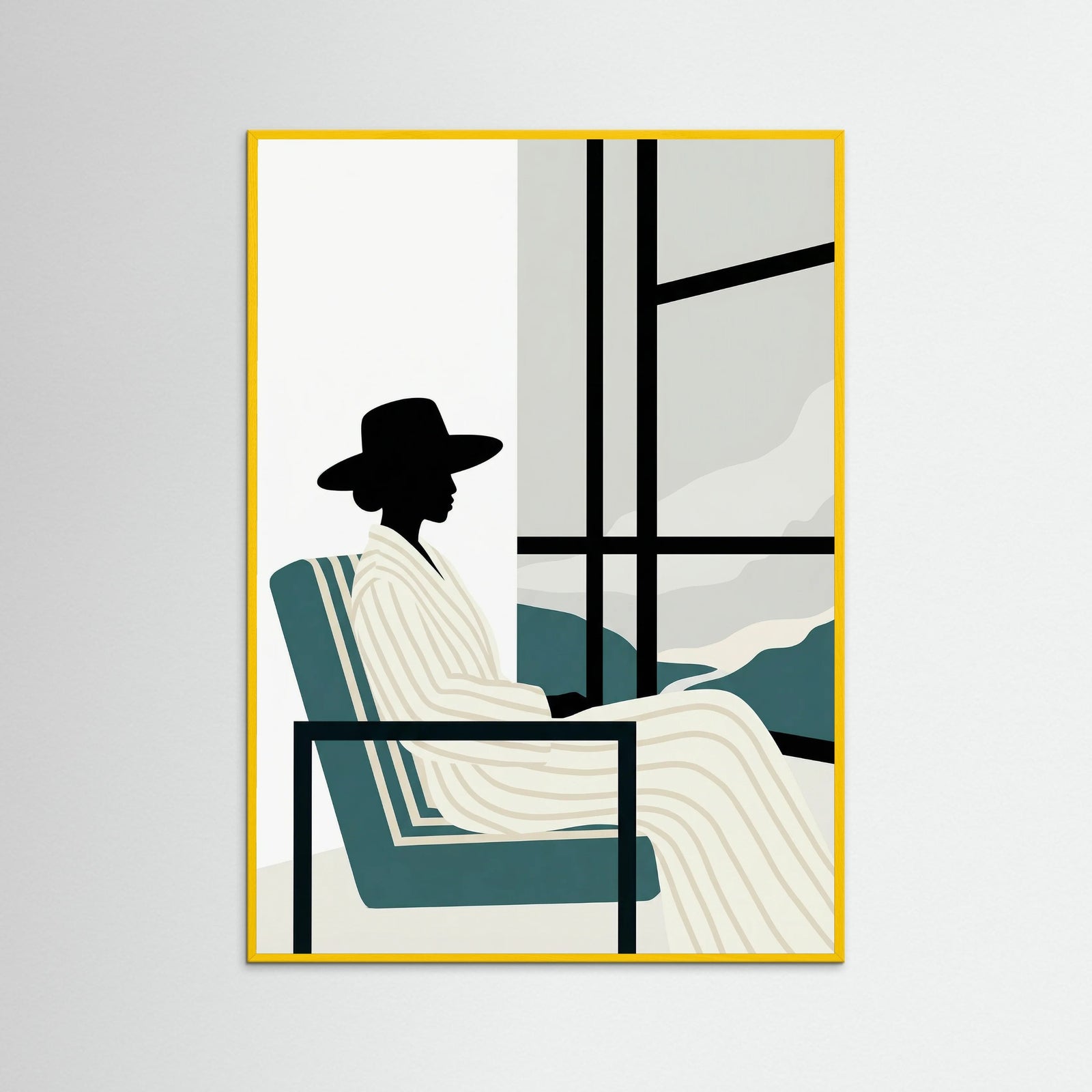 Yellow Wood Striped Repose