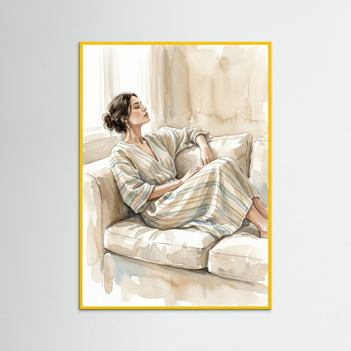 Yellow Wood Striped Serenity Beige