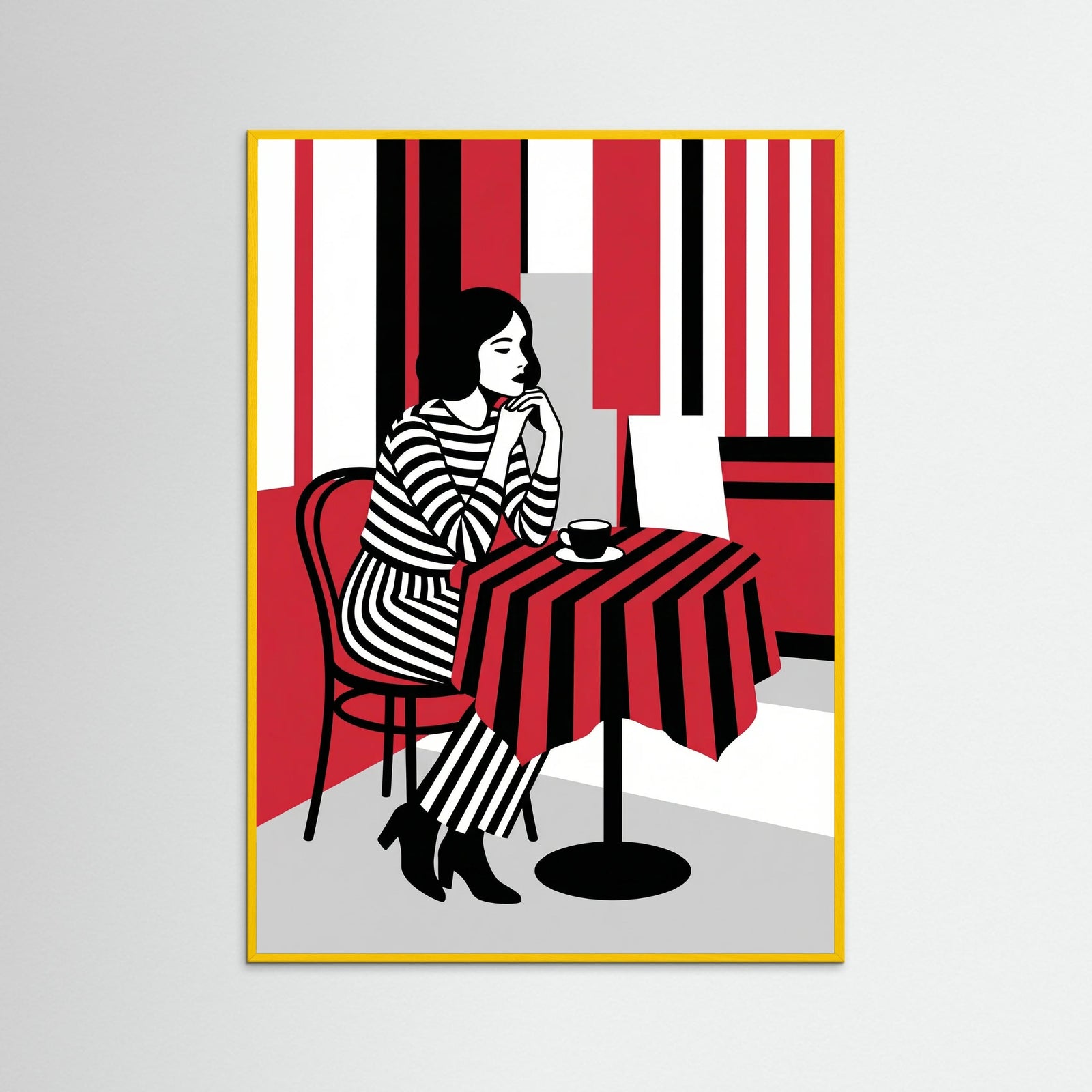 Yellow Wood Striped Slumber