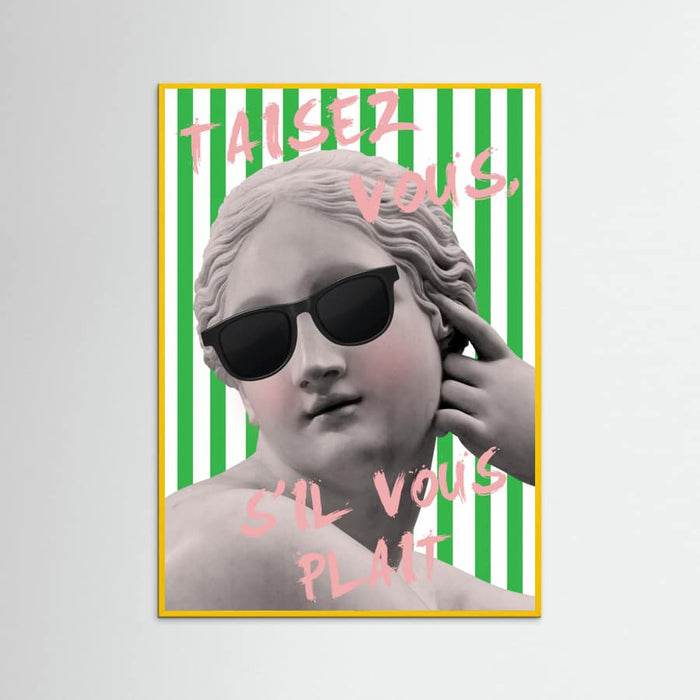 Striped Venus Poster – plakat og kunsttryk
