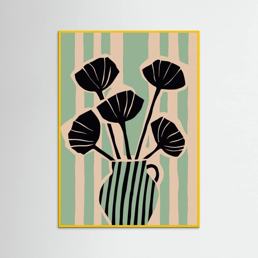 Stripedstilllifeno1 Fullsize Poster – plakat og kunsttryk