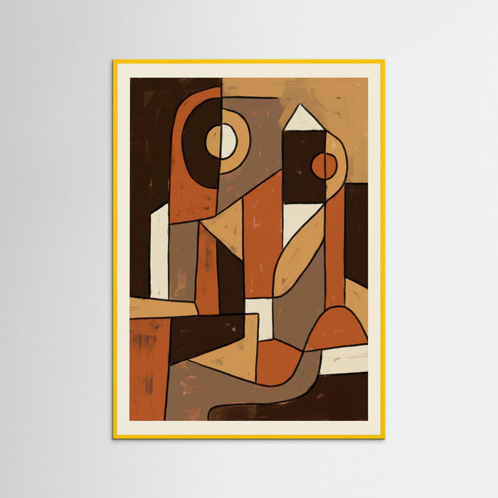 Yellow Wood Stylized Mannequin