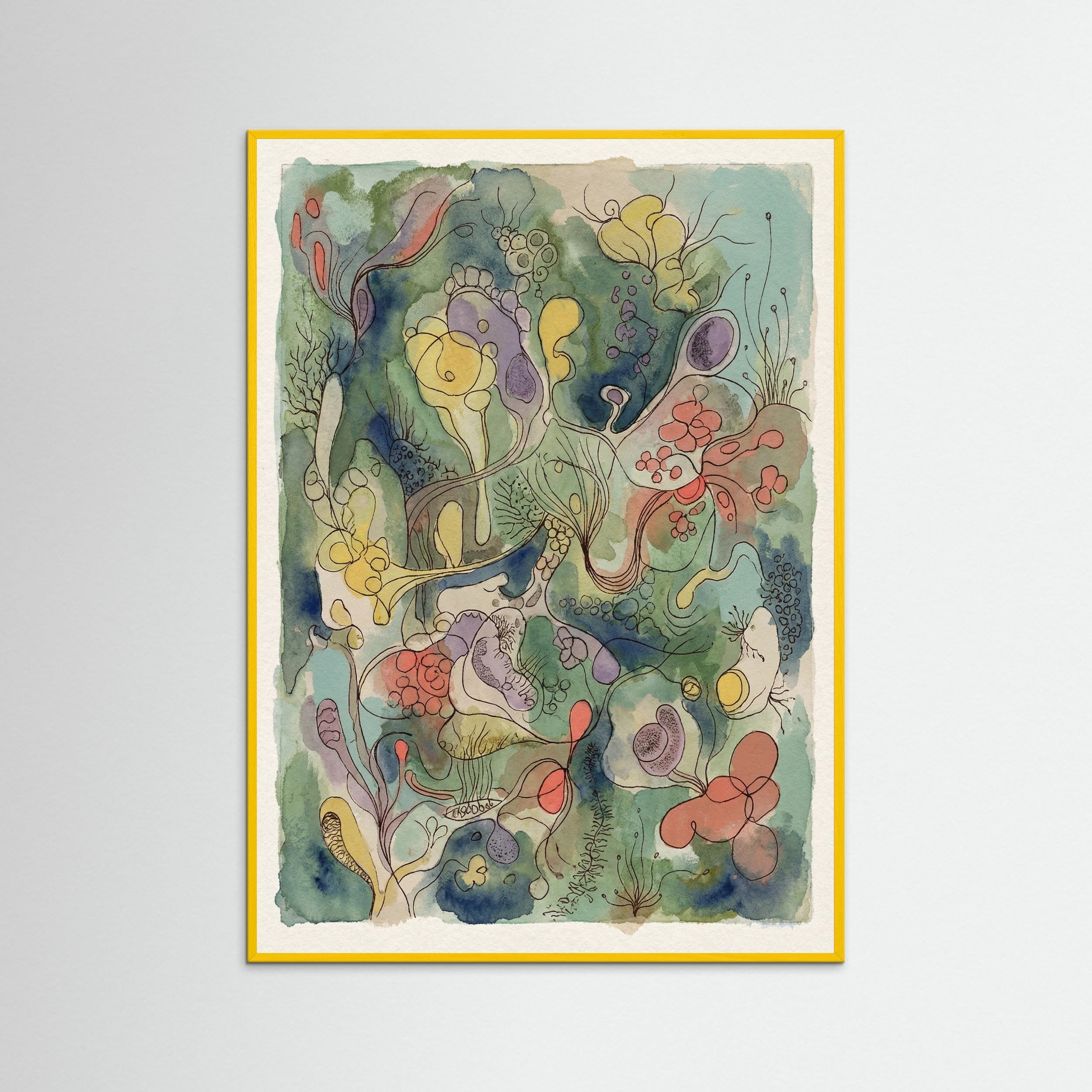 Yellow Wood Subtle Bloom