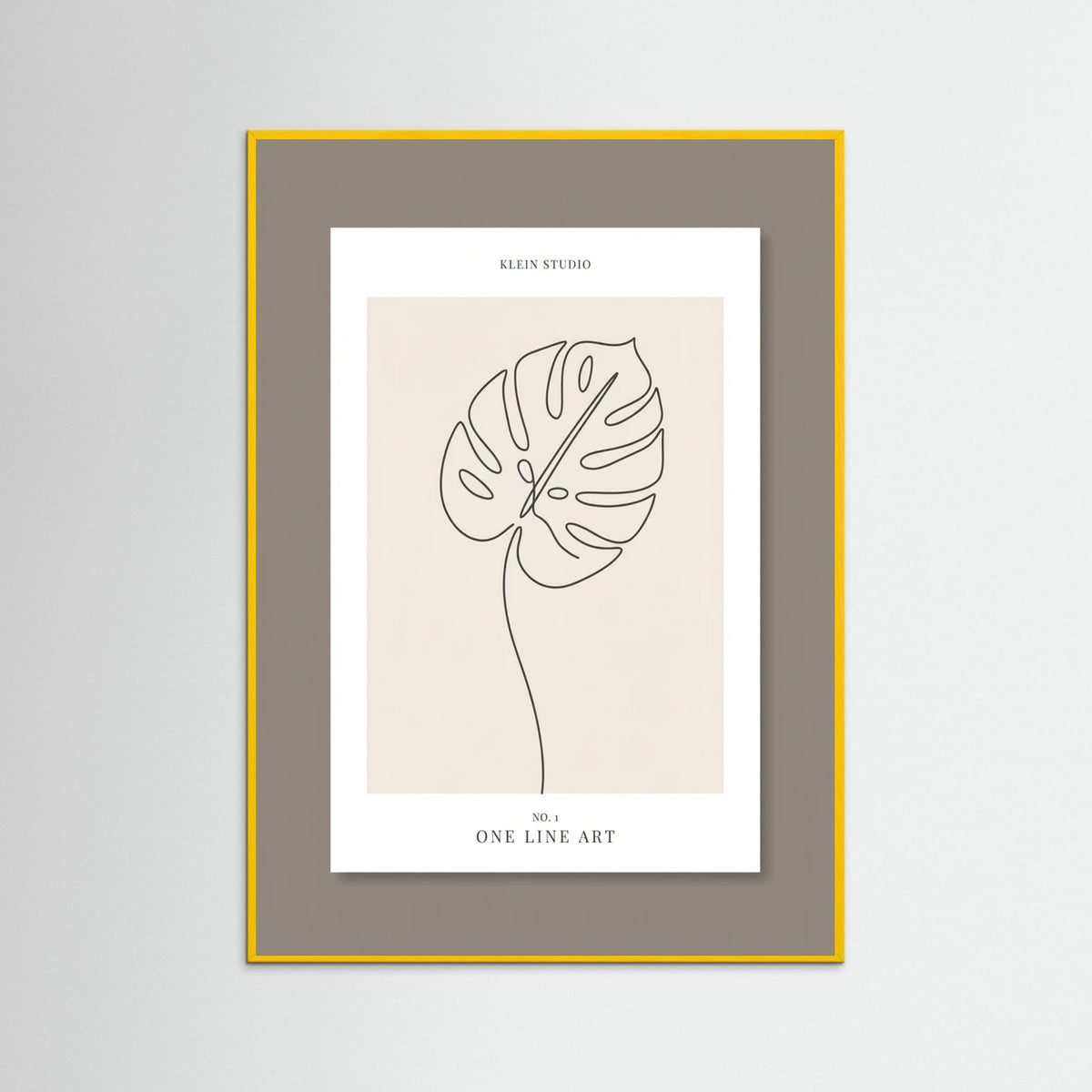 Yellow Wood Subtle Silhouette