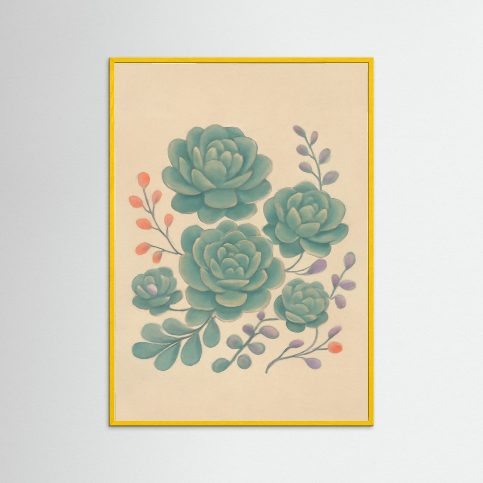 Yellow Wood Succulent Dreams