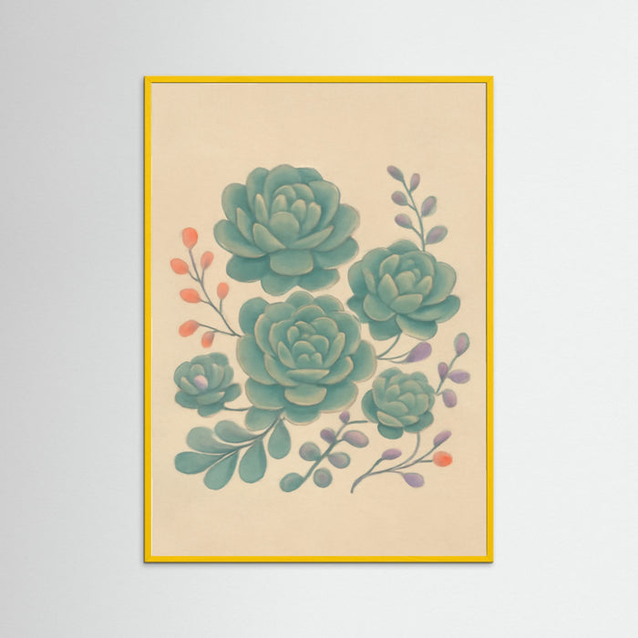 Yellow Wood Succulent Dreams