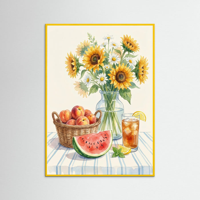 Yellow Wood Summer Tea Still Life