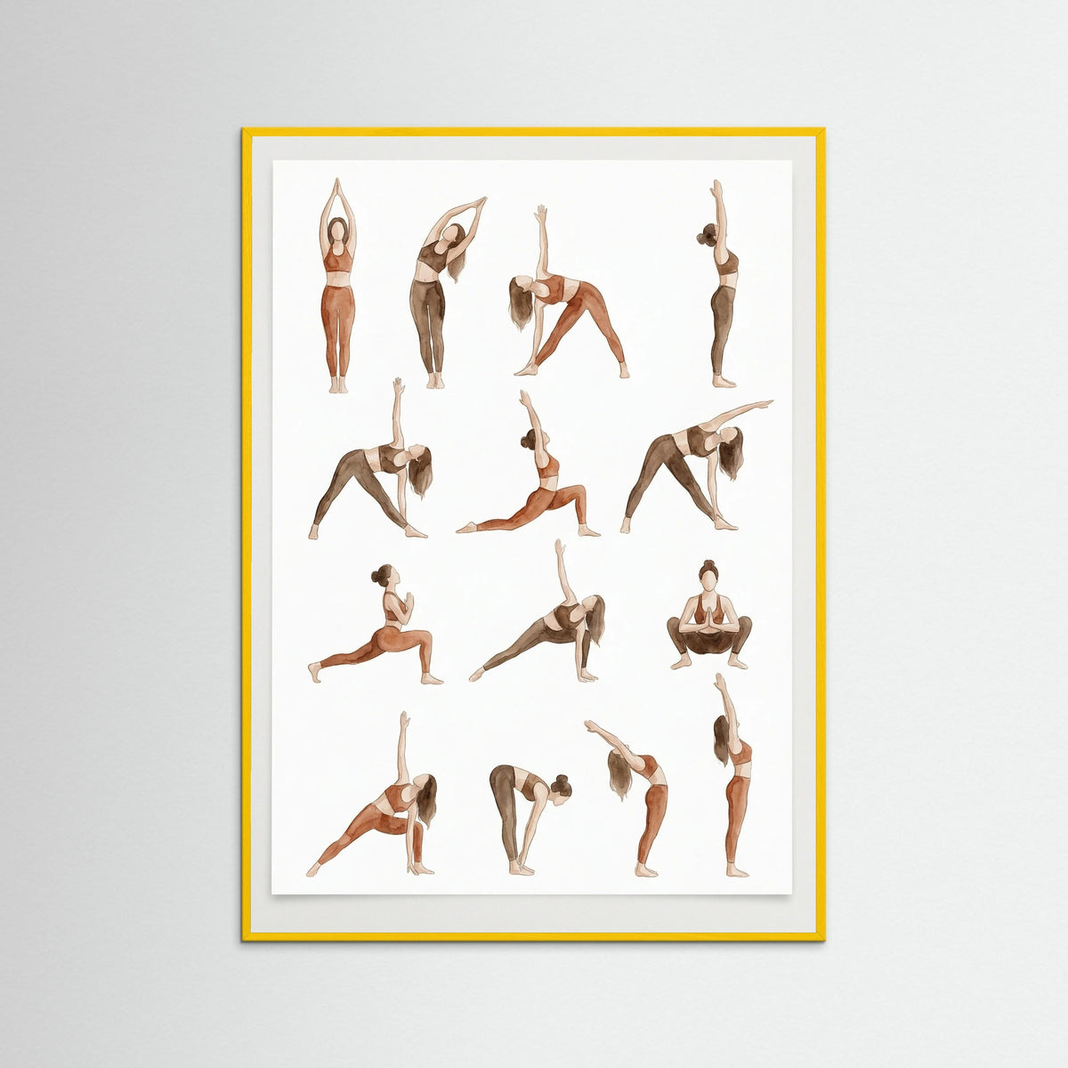 Yellow Wood Sun Salutation Flow