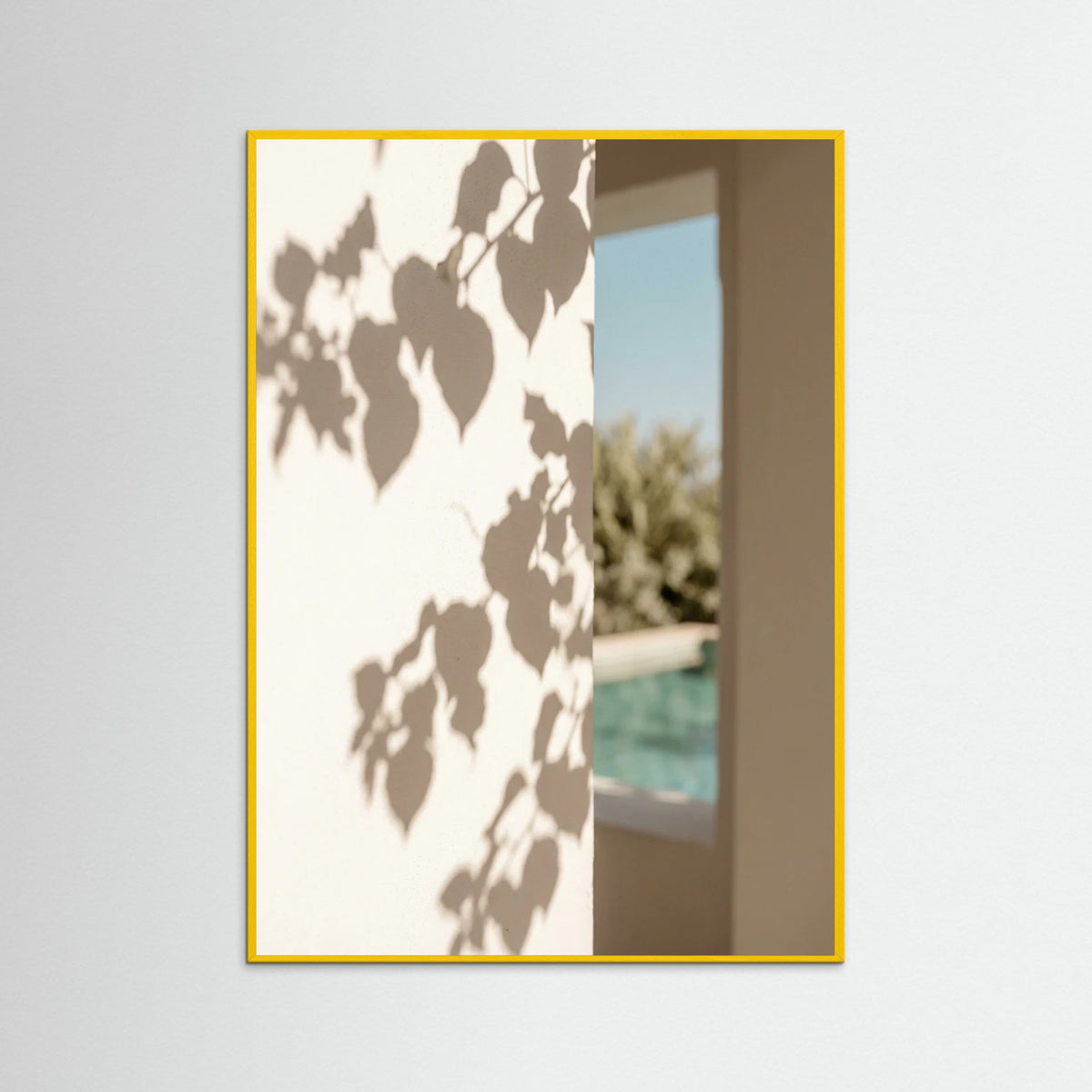 Yellow Wood Sunlit Fronds