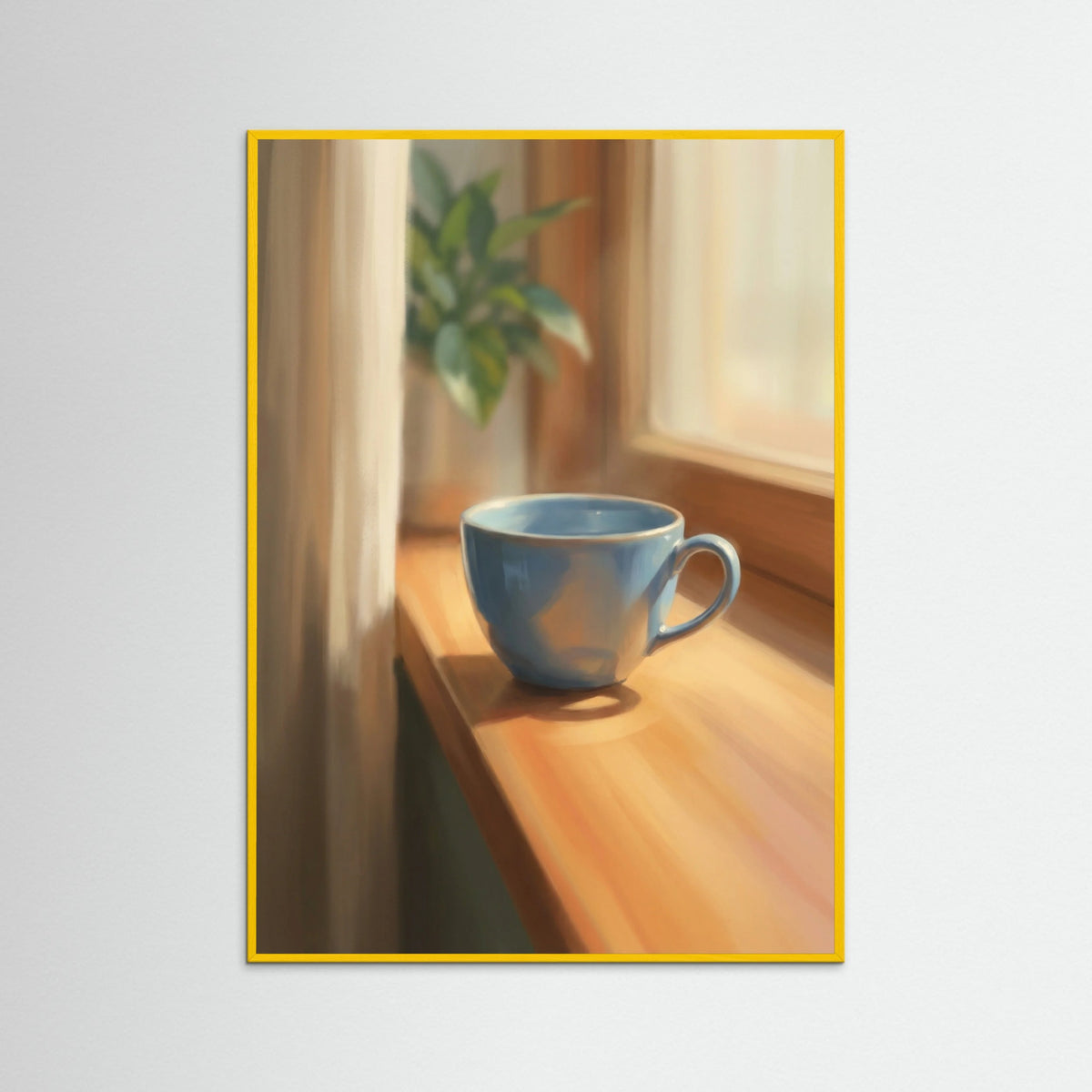 Yellow Wood Sunlit Solace