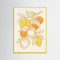 Yellow Wood Sunny Floral Sketch