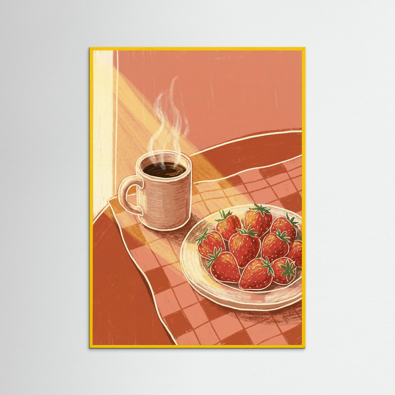 Yellow Wood Sunny Lemon Table