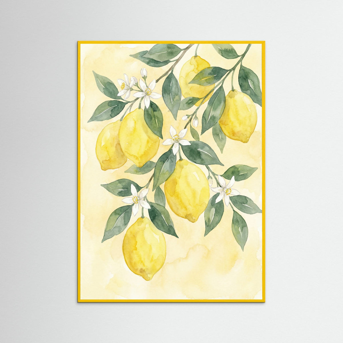 Yellow Wood Sunny Orange Grove