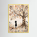 Yellow Wood Sunny Silhouettes