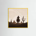 Yellow Wood Sunset Poster