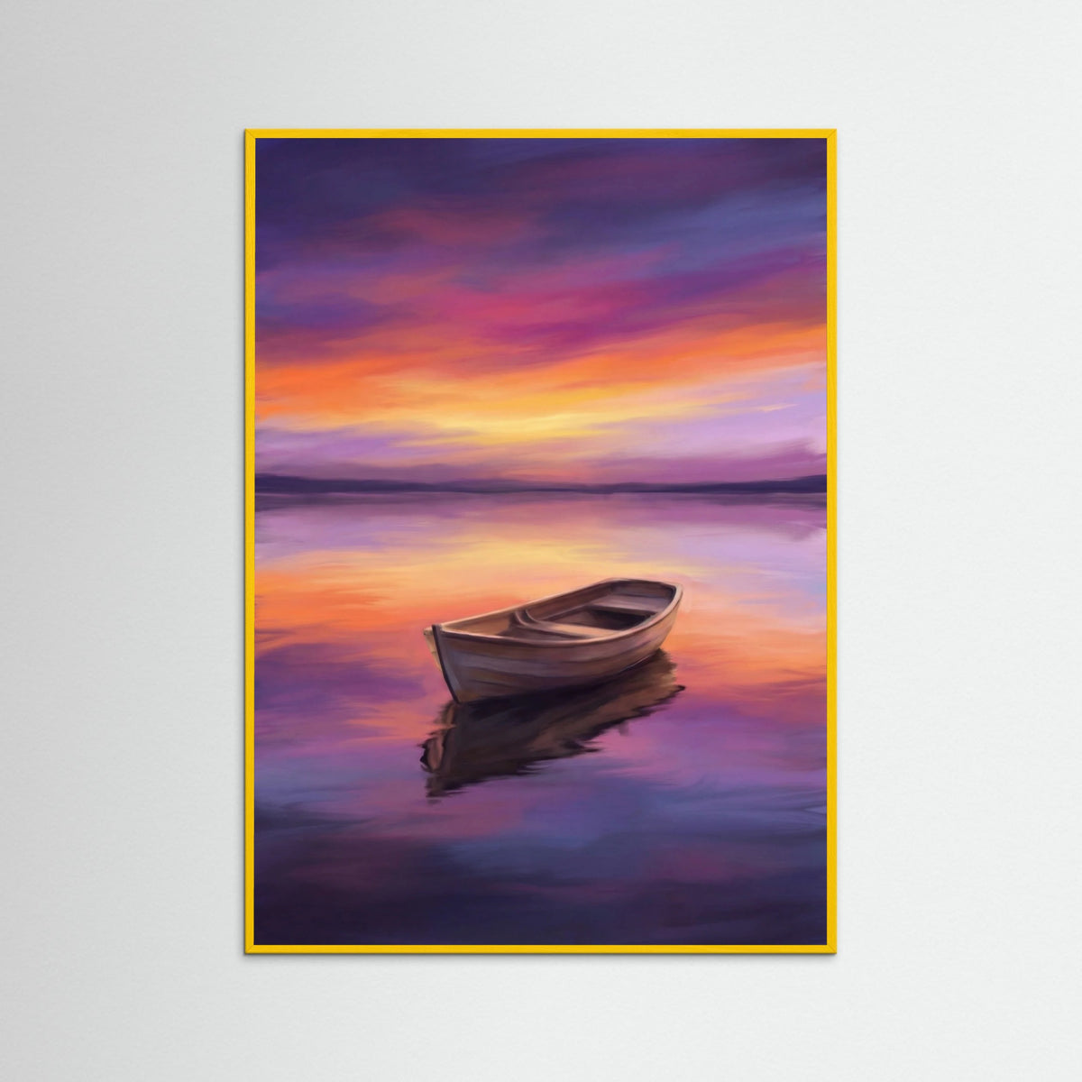 Yellow Wood Sunset Serenity