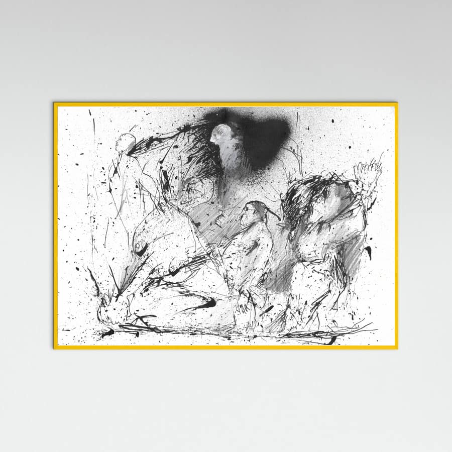 Surrealist Drawing Poster – poster and art print